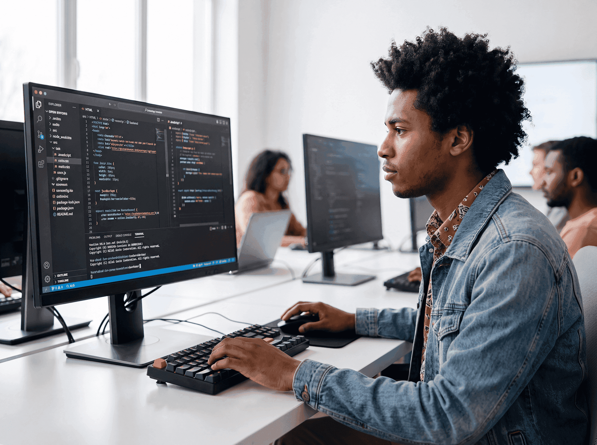 young developer